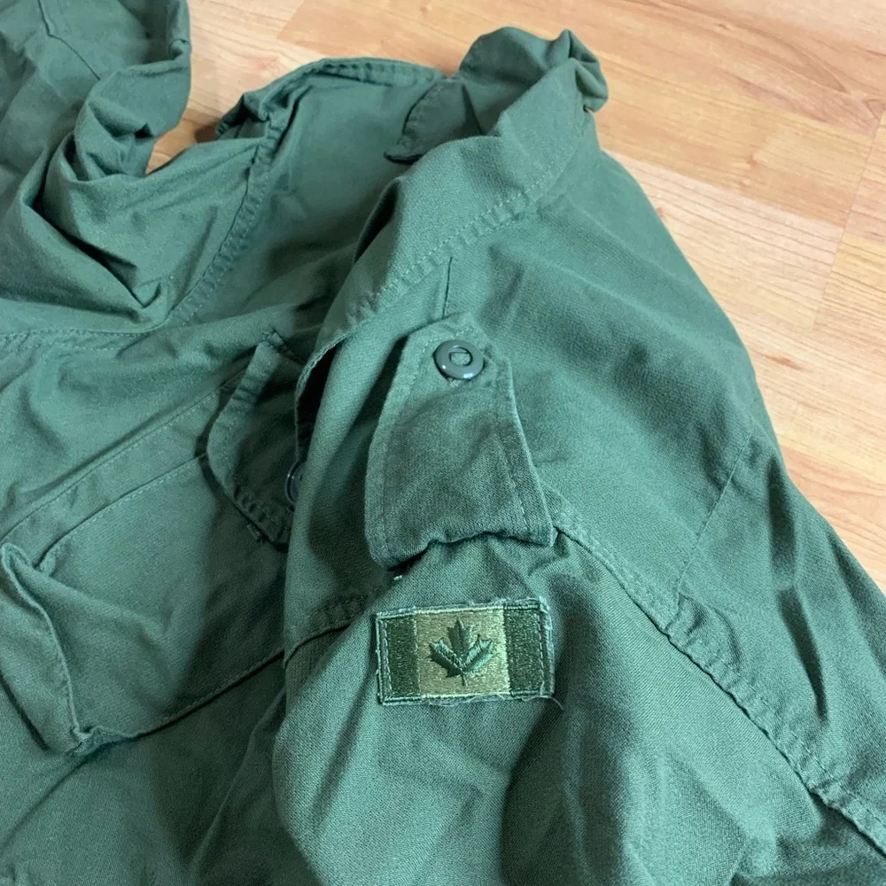 Vintage Canadian Army OG-107 Combat Field Jacket | MK II Olive Green - Picture 6 of 10